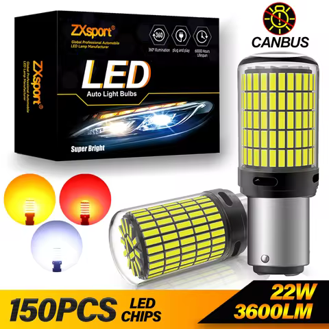 2Pcs Led Lights Car Canbus Error Free For Jeep Renegade 2015 1157 P21/5W BAY15d S25 Daytime Running 