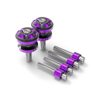 K. POWER สปูนยกล้อ น็อตสปูน สปูนยกรถ สปูนมีเนียม ยกรถ งาน CNC  ใส่ได้หลายรุ่น