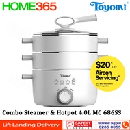 Toyomi Combo Steamer &amp; Hotpot 4.0L MC 686SS