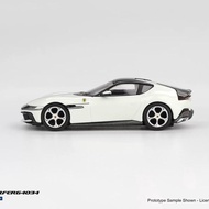 BBR1: 64 Ferrari Ferrari 12 C White Alloy Car Model