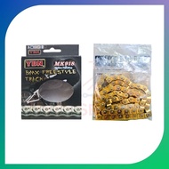 YBN MK918 Halflink Bicycle Chain 1/2"x1/8" Gold Yaban Chain