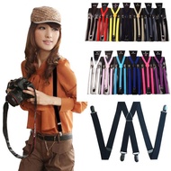 Suspenders Clip Men Women Korean Version Universal Suspenders Suspenders Elastic Elastic Adjustable