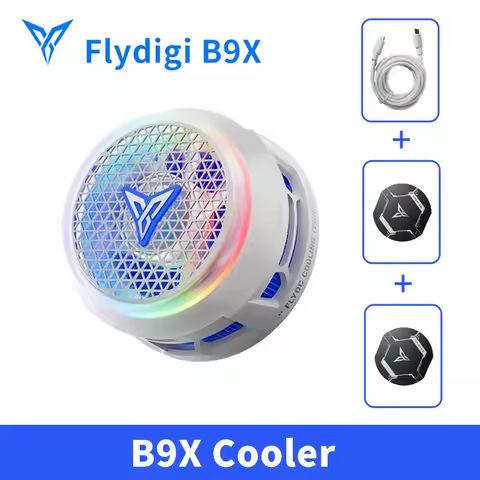 Flydigi B9X/B8X Cellphone Cooler Frequency Conversion Super Heat Dissipation Magnetic Radiator RGB L