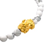 Top Cash Jewellery 999 Pure Gold Baby Pixiu Bracelet
