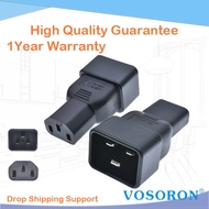 IEC 320 C20 to C13 Adapter converter plug PDU server C14 to C19 converting plug UPS power connector 
