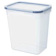 IKEA 365+ Food container with lid, rectangular/plastic, 4.2 l Bekas Simpan Keropok
