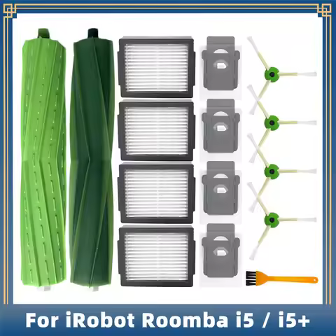 Compatible For iRobot Roomba i5 / i5+ Plus / i5152 Robot Vacuum Spare Parts Accessories Main Side Br