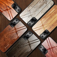 Wood Grain Glass Case Samsung Galaxy S21 S21Plus SamsungS21 SamsungS21Plus Plus Softcase Hardcase HP