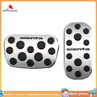 Stainless Steel Car Foot Pedal Foot Pedal Protective Cover for 2022 2023+ Toyota Sienta AT Accessories