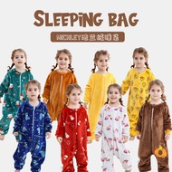 Infant Long-Sleeved Home Clothes Infant Sleeping Bag Flannel Christmas
