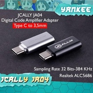 JCALLY JA04 DAC Type C to 3.5mm Digital Audio Amplifier Adapter