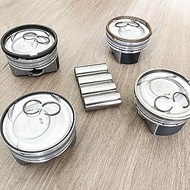+0.5mm (Oversize) Engine Pistons With Rings Compatible with Elantra Veloster Forte Koup G4FJ 1.6 Tur