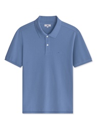 AIIZ (เอ ทู แซด) - เสื้อโปโลผู้ชายสีพื้นปักโลโก้ AIIZ ผ้าคอตตอนโพลีเอสเตอร์ Men’s Cotton Polyester AIIZ Logo Polo Shirt