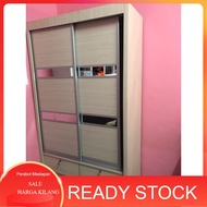 Harga Kilang 4x6ft Wardrobe Almari Baju Sliding Door