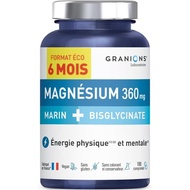 GRANIONS Magnesium Bisglycinate + Magnesium Marin Bekalan 6 Bulan |   Magnesium Marin + Magnesium Bi