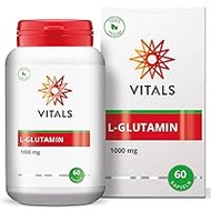 Vitals - L-Glutamine 1000mg 60 Capsules Most Common Non-Essential Amino Acid No Additives Glutamine is (along with the amino acids cysteine and glycine) a building block for glutathione