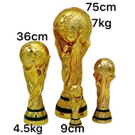 2022 Qatar FIFA World Cup Solid Gold Plating Trophy Football Championship 1 to 1 Model Souvenirs(4.5