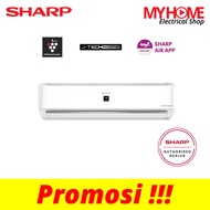 (COURIER SERVICE) SHARP AHXP18YHD AHXP24YHD 2.0HP-2.5HP AIoT J-TECH INVERTER PLASMACLUSTER AIR CONDITIONER