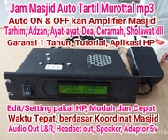 jam sholat masjid Auto tartil mp3 murottal adzan Tarhim ayat Quran Ceramah dll