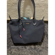 Preloved totebag & backpack merche navy