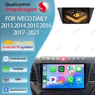 Android 15 Car Radio For  Iveco Daily 2013 2014 2015 2016 2017- 2021 Lf Sonata Caddy Tacoma Oil Pres