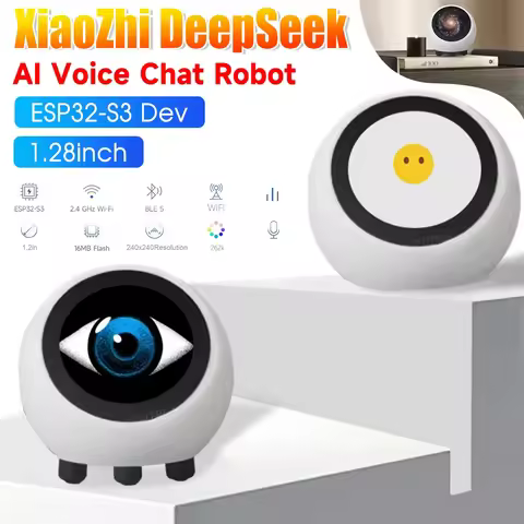 Mini 1.28Inch AI Voice Chat Robot DeepSeek XiaoZhi LCD Display Smart Assistant Robot Electronic EYE