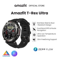 Amazfit T-Rex Ultra 47mm Smart Watch for Men, Dual-Band GPS, Route Import & Navigation, 6 Satellite 