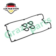 Münster Valve Cover Gasket / Spark Plug Seal for Mitsubishi VR4 VRX 2.0 EVO 1 2 3 TC DOHC 4G63 4G63T