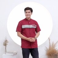 Koko Dewasa Ar Rafi | Baju Koko Pria Lengan Pendek Tersedia 5 Warna Bahan Adem dan Tebal Muslim Pria