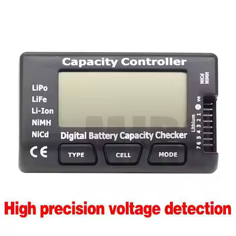 RC CellMeter-7 digital battery capacity checker LiPo LiFe Li-ion Nicd NiMH battery voltage tester ch