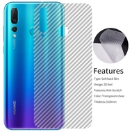 Huawei Y9s Y6s Y9 Prime Y7 Y6 Pro Y5 2019 Nova 5T 5 4e 4 3e 3i 3 5i P30 P20 Pro Carbon Fiber Sticker