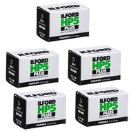 Ilford HP5 Plus ISO 400 Black and White 35mm Roll Film Bundle (36 Exposures, 5-Pack) (5 Items)