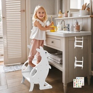 4 in 1 CONVERTIBLE learning tower kitchen helper Adjustable Learning tower