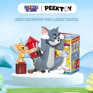 Blind Box Tom And Jerry Brawls 52TOYs Genuine Tom And Jerry Clever Box Model Mystery Box