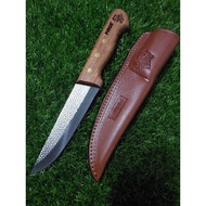 PISAU PIRGE ELITE HAMMERED BUTCHER 14.5CM/5.7INCH BERSAMA SARUNG