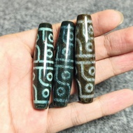 Dzi 12 EYES old green lime, size 5.6cm, 12 Gods of Generals meaning love, wealth, peace, luck, spiri