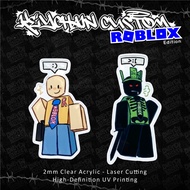 ROBLOX ACRYLIC KEYCHAIN FORSAKEN JOHN DOE & 1X1X1X1 | ONE TEN STICKER