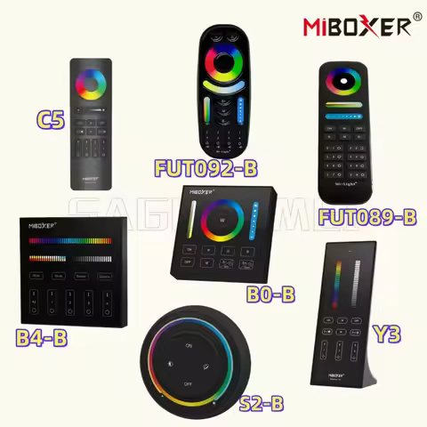 MiBoxer 2.4G Wireless RGBCCT LED Panel Remote FUT100 FUT092 FUT092B FUT088 FUT089 FUT089B FUT089S B3