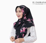 El Zahrana Hijab Army Square Jilbab Segi Empat - Hijab Segi Empat Motif Army Bahan Wolfis Monalisa