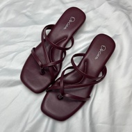 KUDUSAE HEELS 3 CM (JPT) WOMEN'S FLIP-FLIP SANDALS WITH 3 CM TOFU HEELS 3CM HEELS