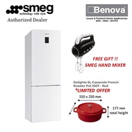 RAYA SALE *LIMITED SMEG 60CM FRIDGE WHITE SERIES*  (READY STOCK) FCA375WH