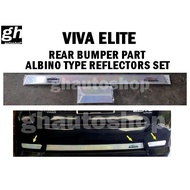 VIVA ELITE albino type rear bumper part reflectors set (3pcs)