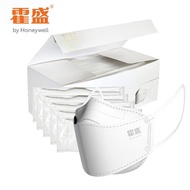 AT/🩰Honeywell Huosheng Mask Research Adult20Only/BoxKN95Fish-Shaped Three-Dimensional3DMask White Warm Anti-Droplet 3OIU
