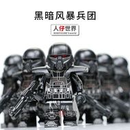 Star Wars The Mandalorian Dark Stormtrooper WM2204 Star Wars Minifigure Plastic Toy Third Party Buil