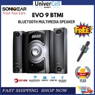 SonicGear Evo 9 BTMI 2021 New Version Bluetooth Multimedia Speaker | Free Wireless Mic karaoke
