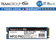 Itw | Teamgroup MP33 Pro 512GB PCIe Gen.3x4 M.2 NVMe 1.3 SSD (TM8FPD512G0C101)