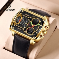 Foxbox / liger men's quartz electronic double display watch multifunctional waterproof luminous watc