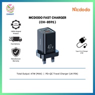 Mcdodo Fast Charger CH-8591 47W Gan Mini Dual Output