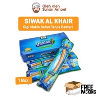 SIWAK AL KHAIR 1 Box (12 Pcs) Original Pakistan Made of Premium Quality Arak Wood for Healthy Clean 