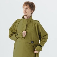 KiU 空氣感5秒快穿套頭式雨衣 - 軍綠色 - 軍綠加長尺寸